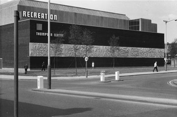 Mural for the Thompson Sports Centre - Burnley Lancs by Charles Anderson